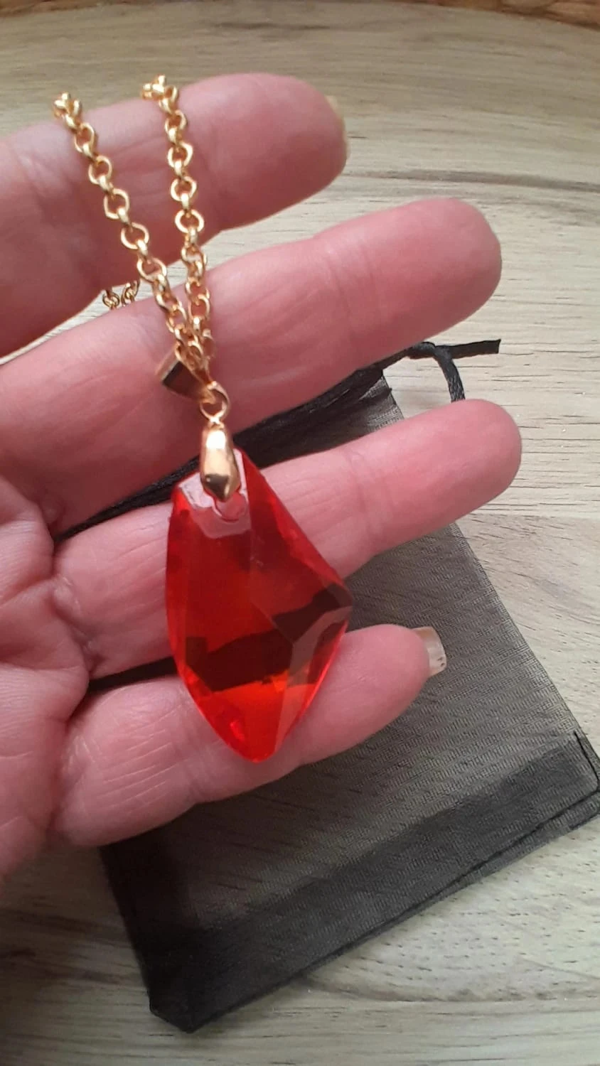 Collier Pierre Philosophale, Harry Potter, doré – photo 4